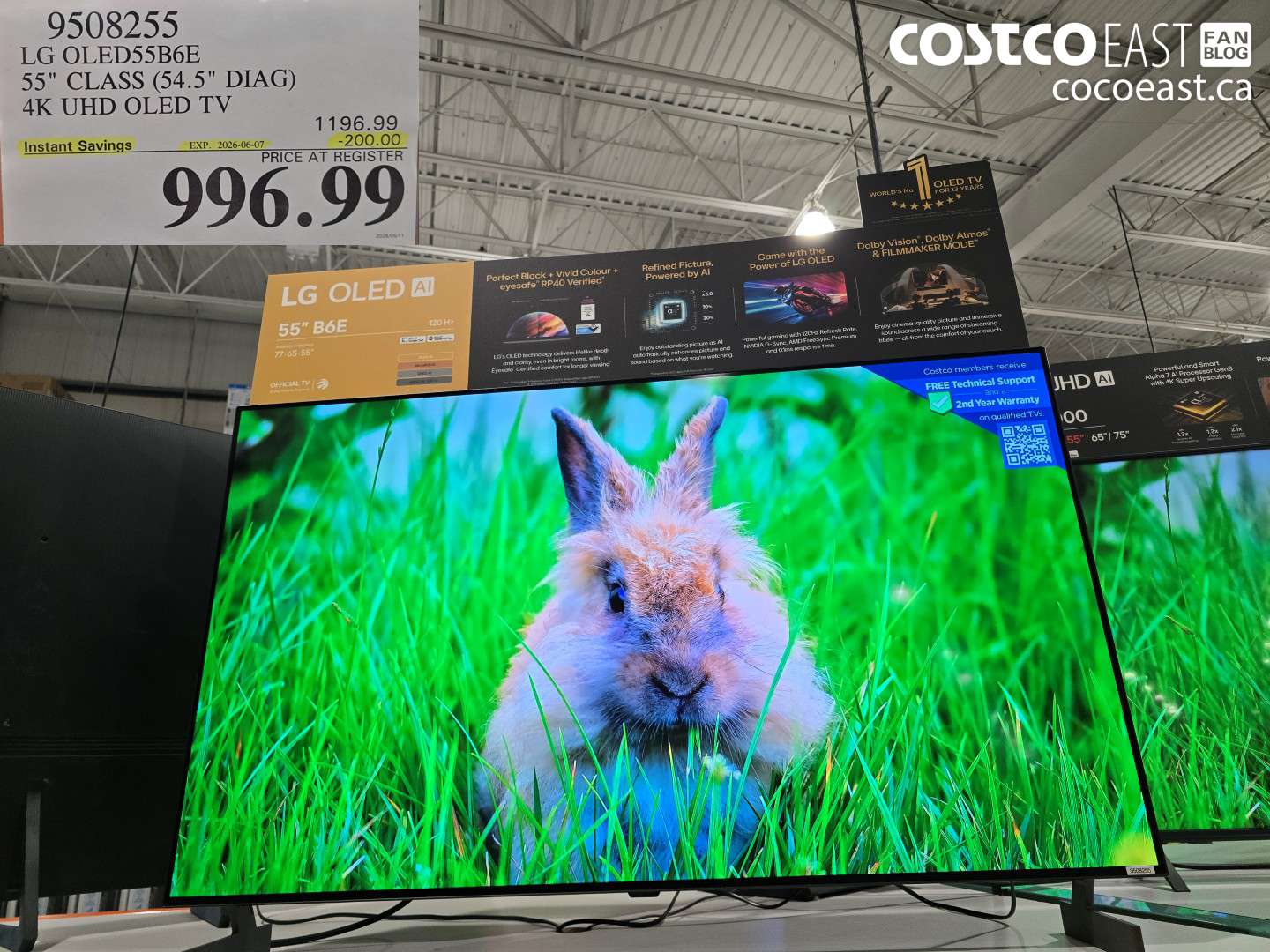 9508255 LG OLED55B6E 55