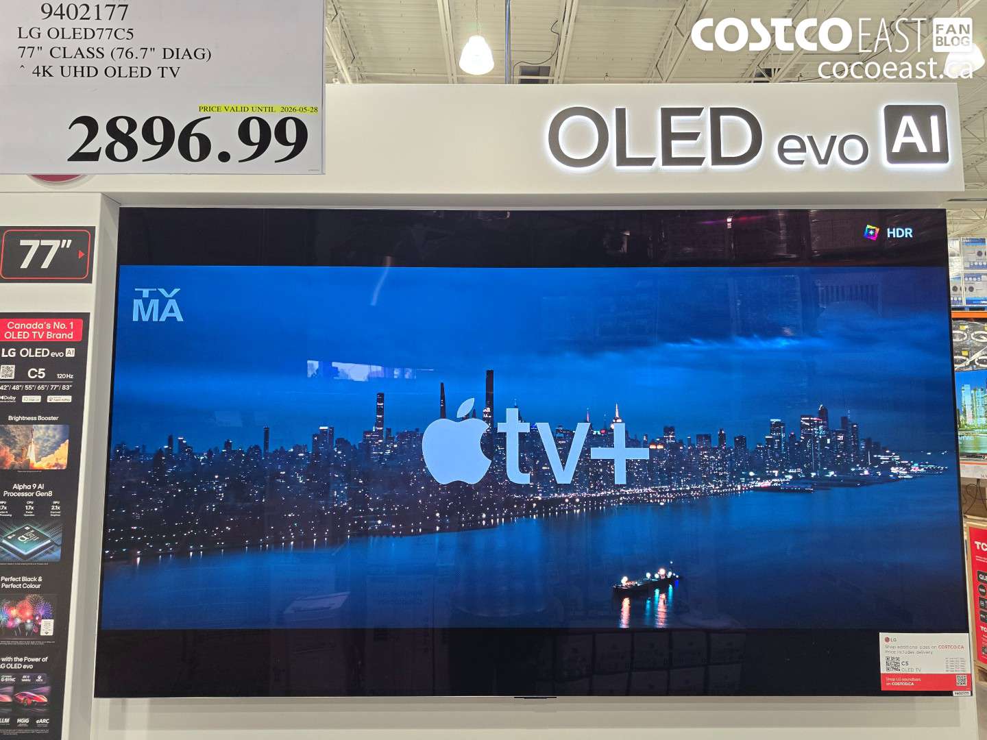 9402177 LG OLED77C5 77