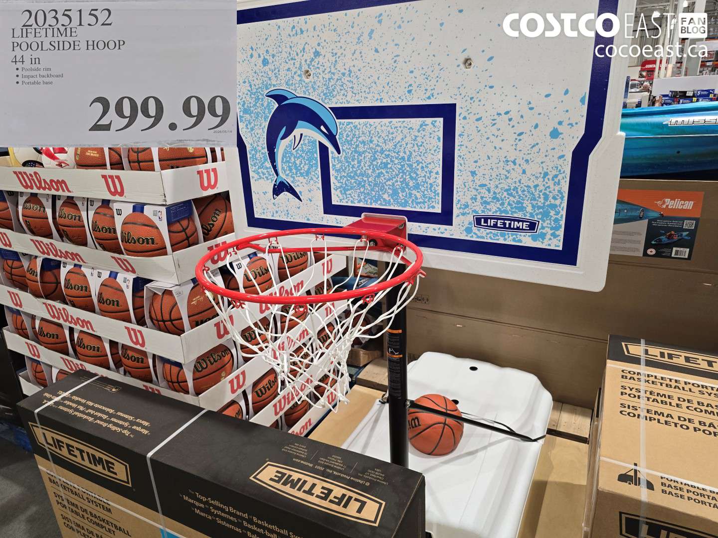 2035152 LIFETIME POOLSIDE HOOP 44 IN $299.99