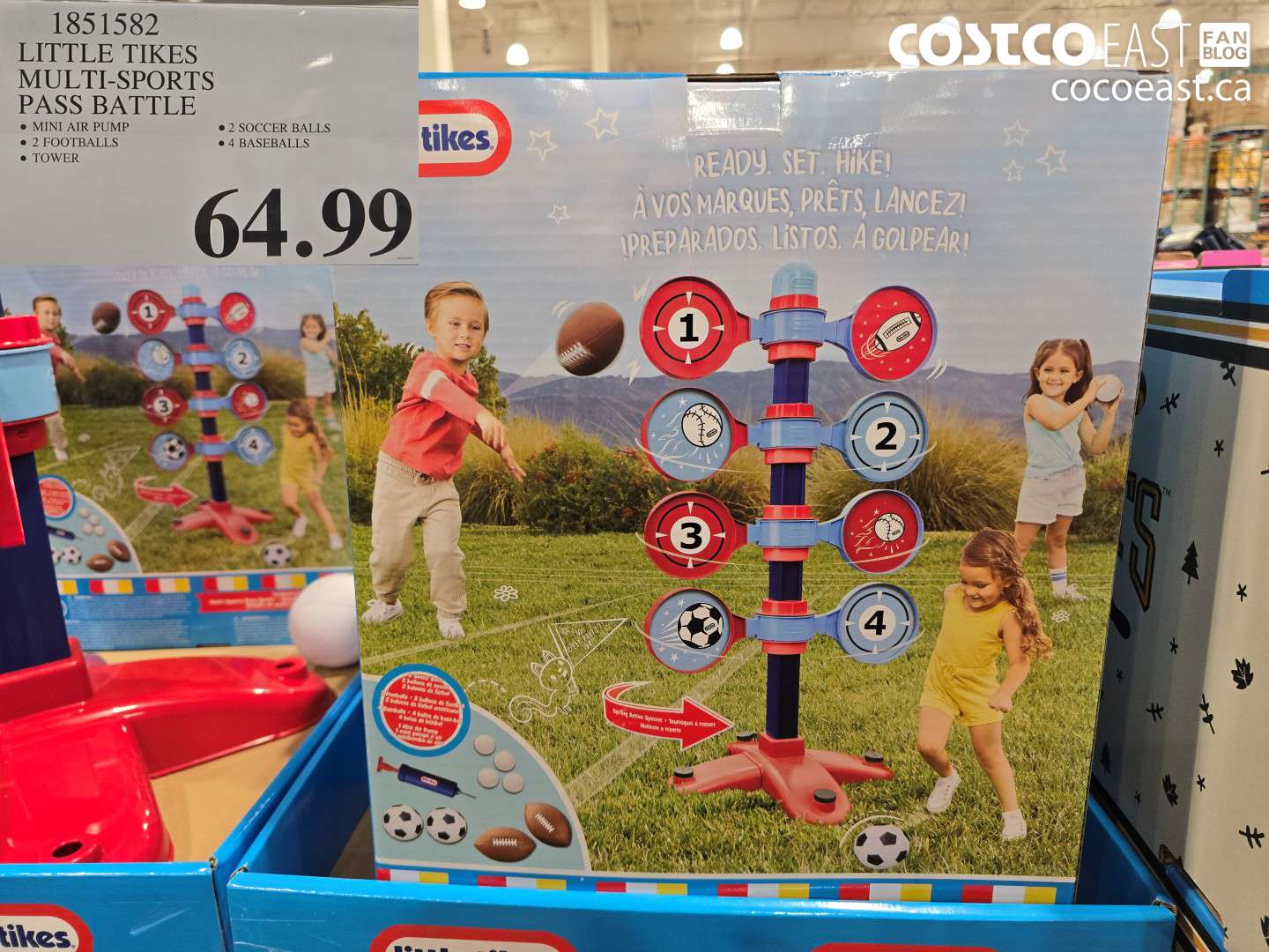 1851582 LITTLE TIKES MULTI-SPORTS PASS BATTLE $64.99