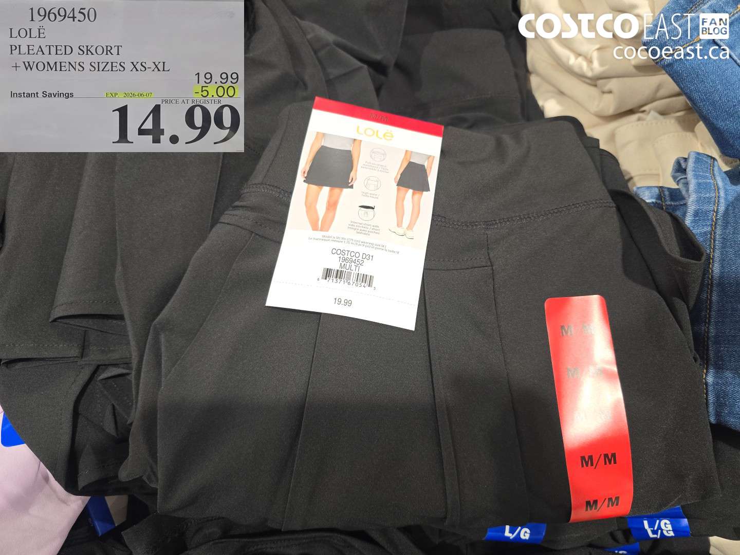 1969450 LOLË PLEATED SKORT + WOMENS SIZES XS-XL ($5.00 INSTANT SAVINGS EXPIRES ON 2026-06-07) $14.99