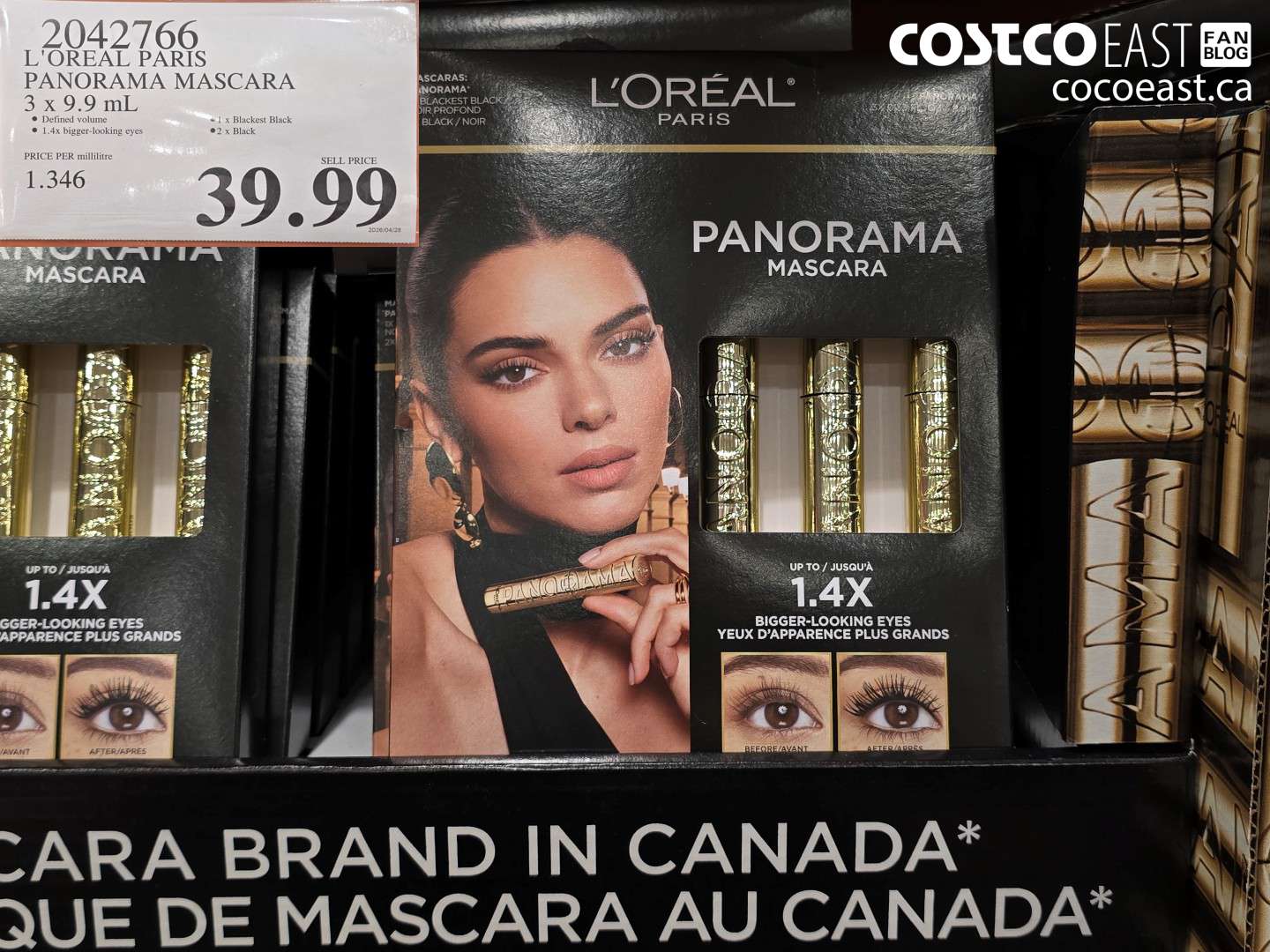 2042766 L'OREAL PARIS PANORAMA MASCARA 3 X 9.9 ML $39.99