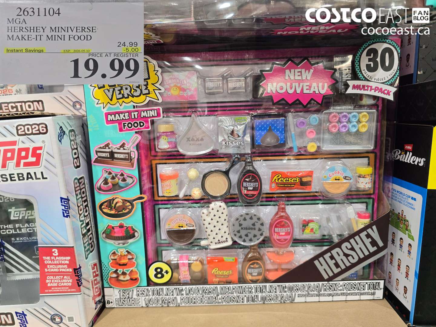 2631104 MGA HERSHEY MINIVERSE MAKE-IT MINI FOOD ($5.00 INSTANT SAVINGS EXPIRES ON 2026-05-10) $19.99