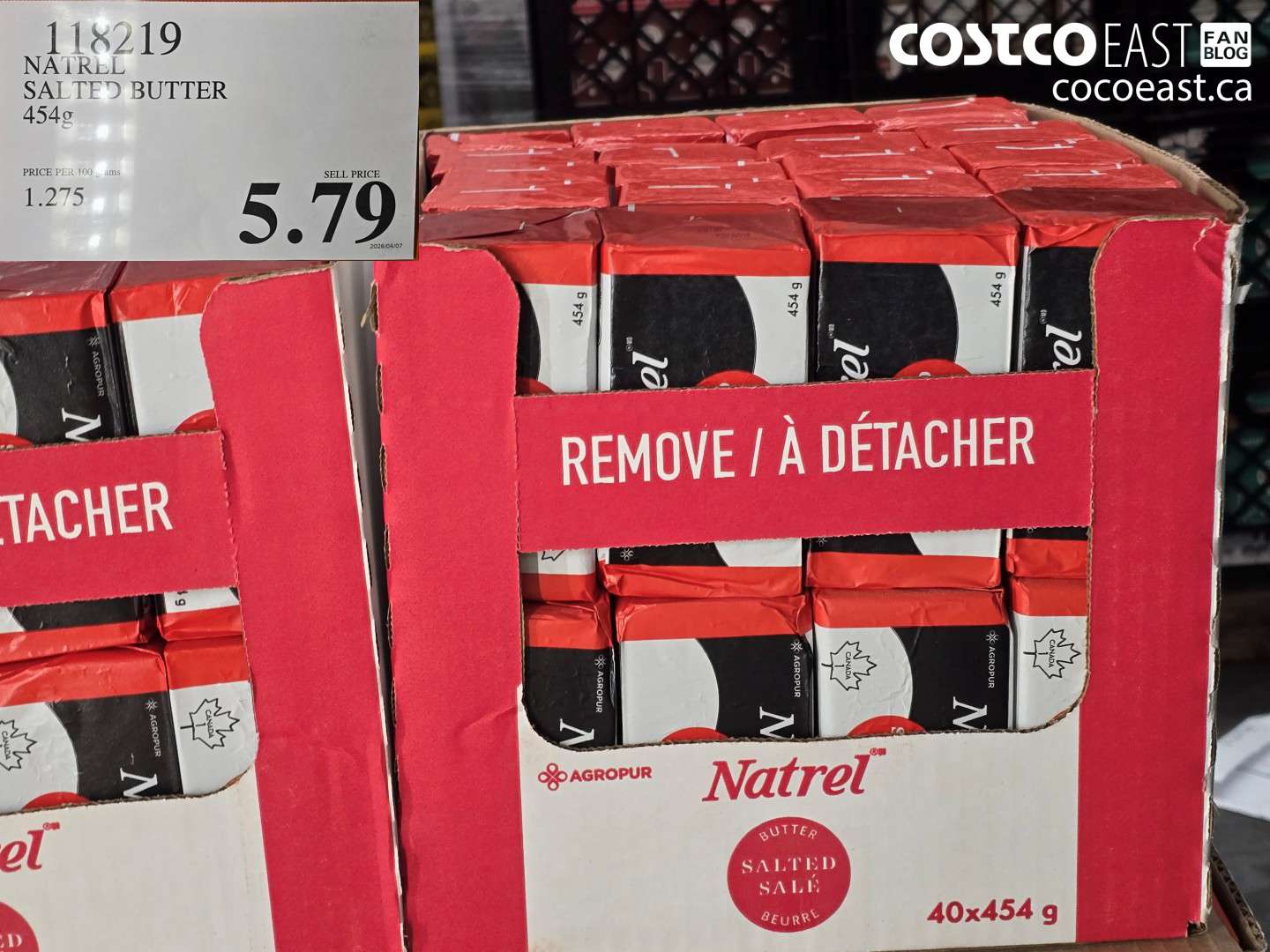118219 NATREL SALTED BUTTER 454G $5.79