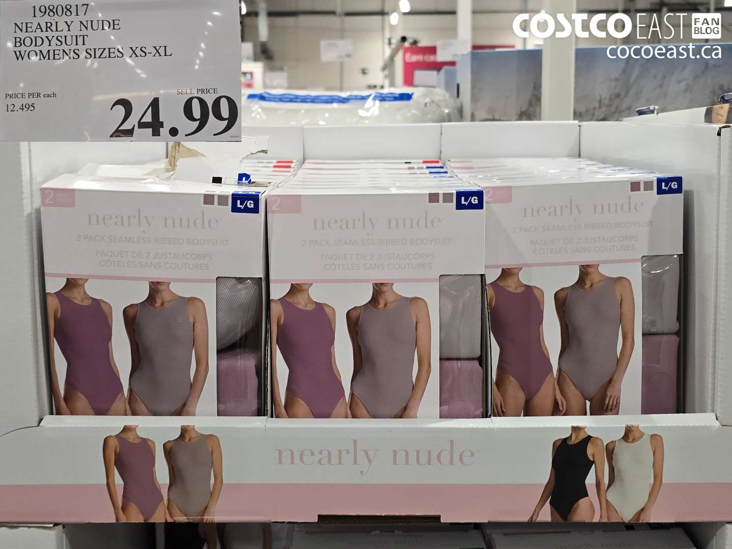 1980817 NEARLY NUDE BODYSUIT WOMENS SIZES XS-XL $24.99
