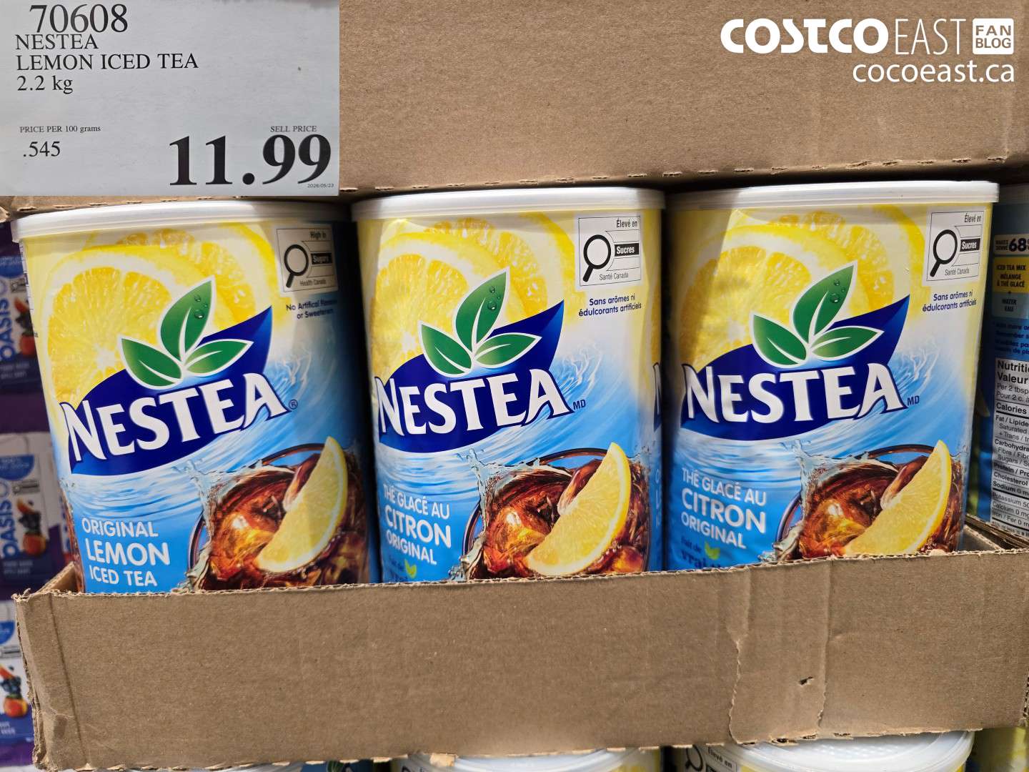 70608 NESTEA LEMON ICED TEA 2.2 KG $11.99