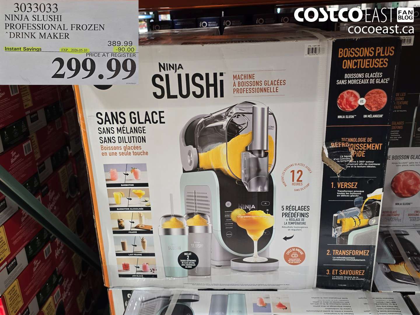 3033033 NINJA SLUSHI PROFESSIONAL FROZEN DRINK MAKER ($90.00 INSTANT SAVINGS EXPIRES ON 2026-05-10) $299.99