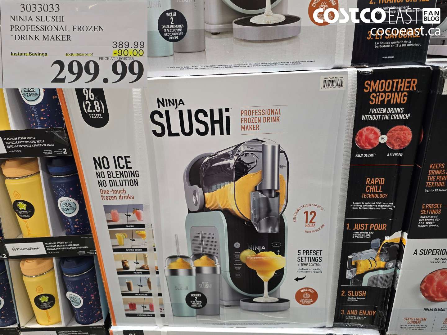 3033033 NINJA SLUSHI PROFESSIONAL FROZEN DRINK MAKER ($90.00 INSTANT SAVINGS EXPIRES ON 2026-06-07) $299.99