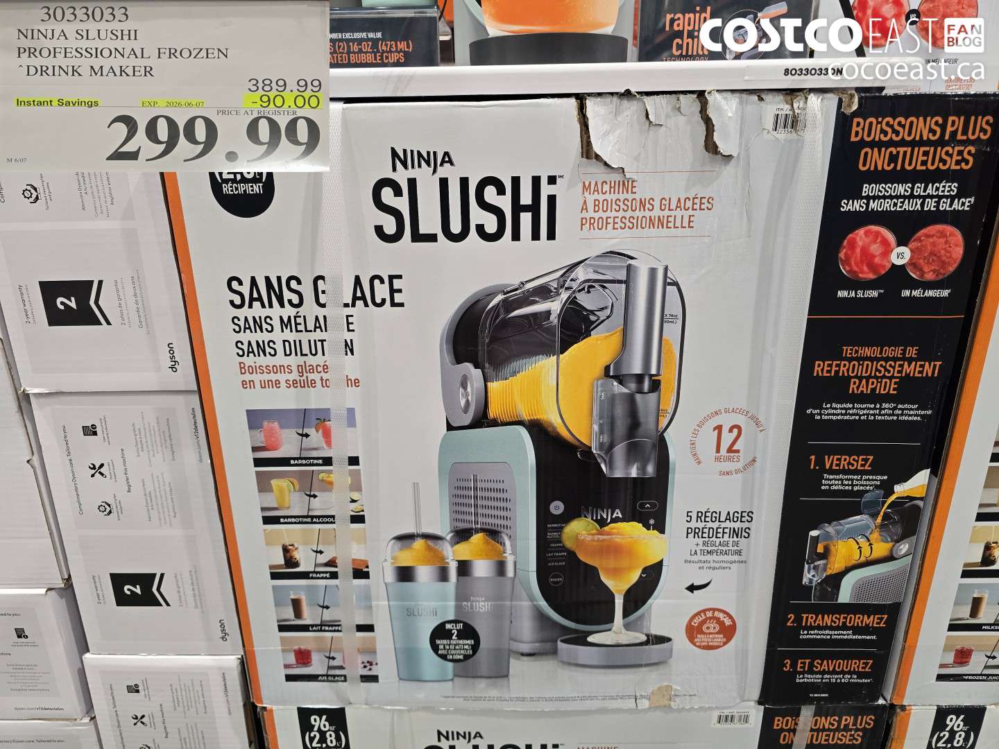 3033033 NINJA SLUSHI PROFESSIONAL FROZEN DRINK MAKER ($90.00 INSTANT SAVINGS EXPIRES ON 2026-06-07) $299.99