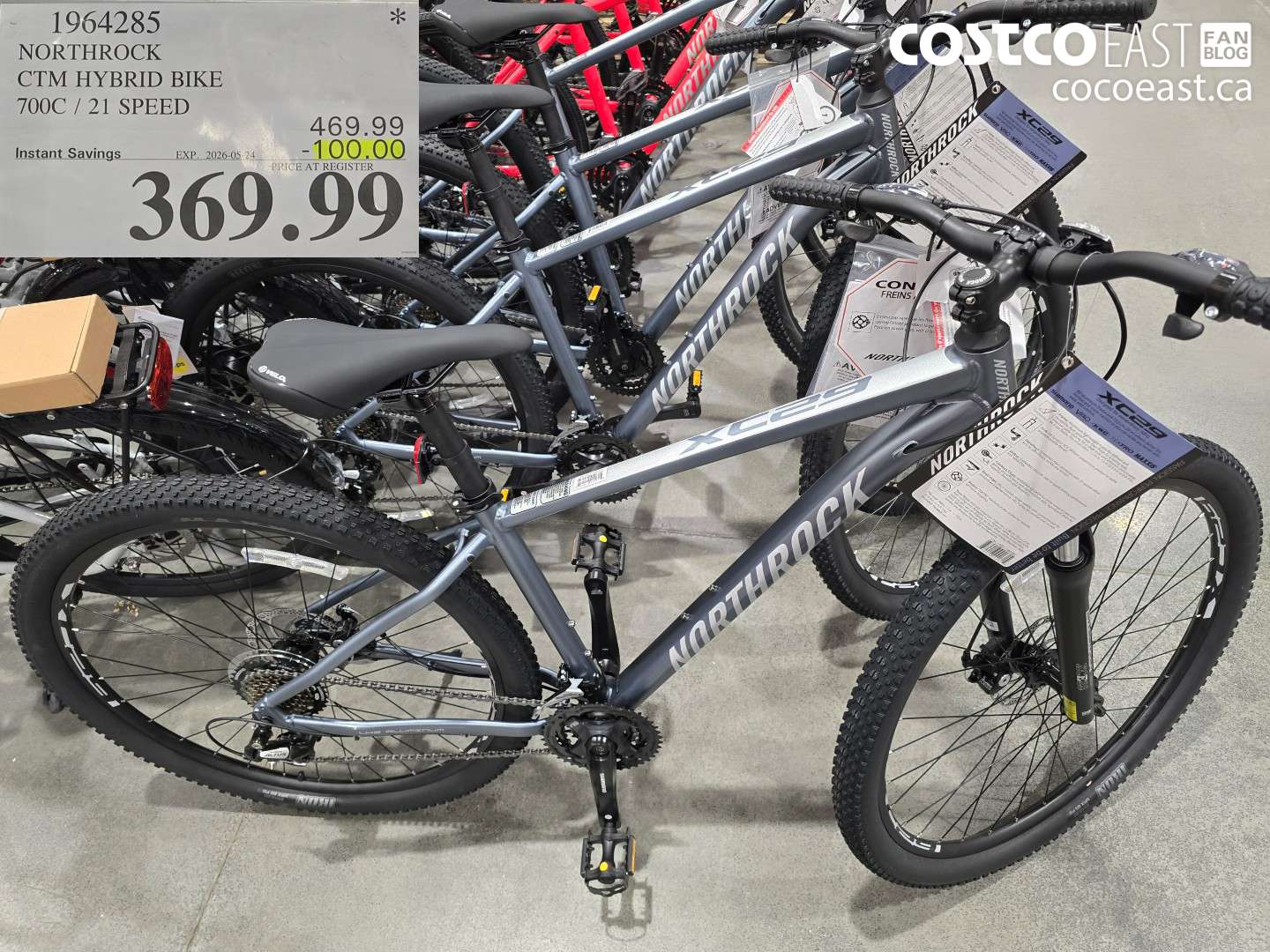 1964285 NORTHROCK CTM HYBRID BIKE 700C / 21 SPEED ($100.00 INSTANT SAVINGS EXPIRES ON 2026-05-24) $369.99