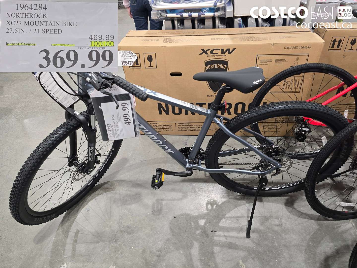 1964284 NORTHROCK XC27 MOUNTAIN BIKE 27.5IN. / 21 SPEED ($100.00 INSTANT SAVINGS EXPIRES ON 2026-05-10) $369.99