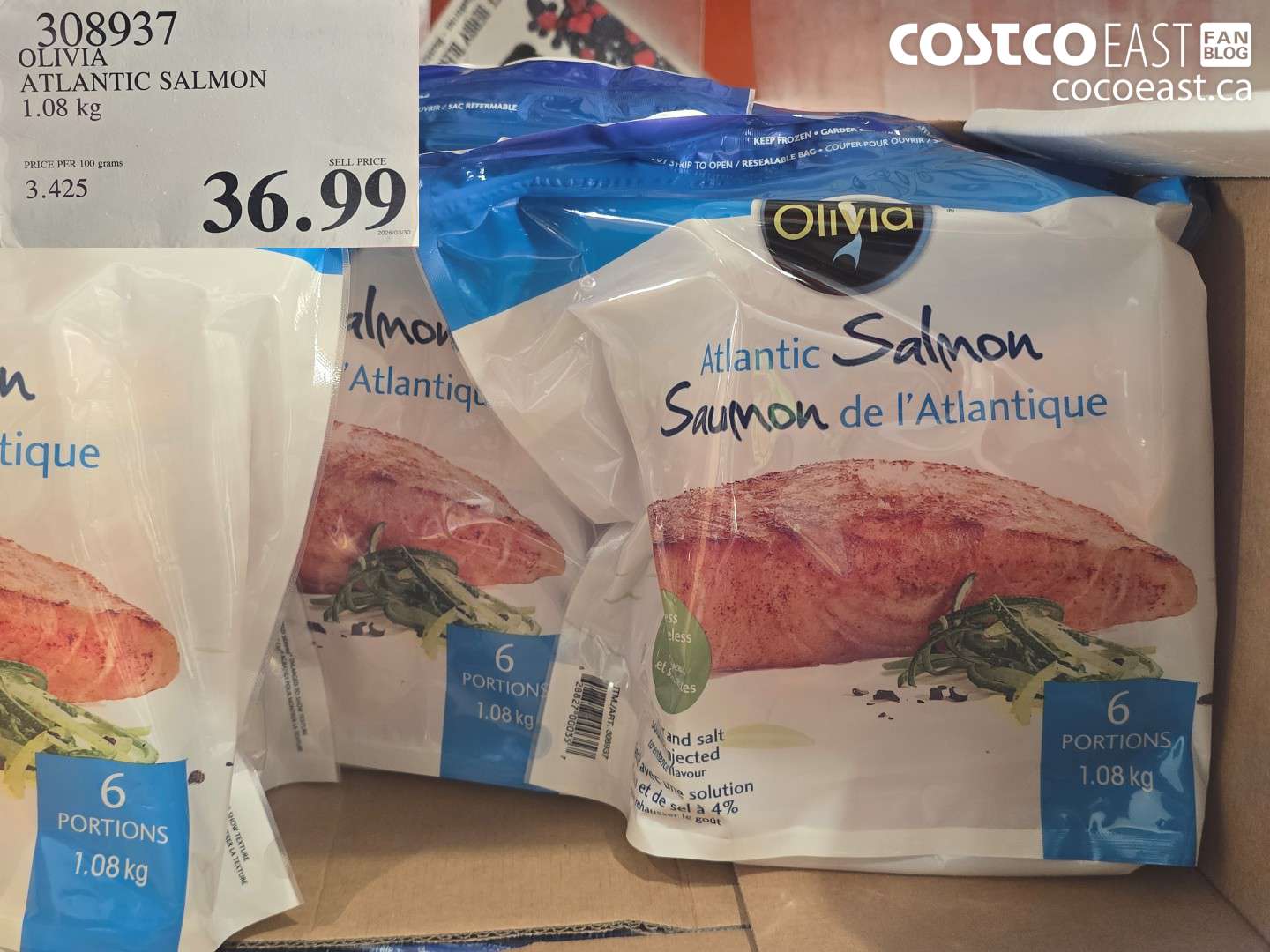 308937 OLIVIA ATLANTIC SALMON 1.08 KG $36.99