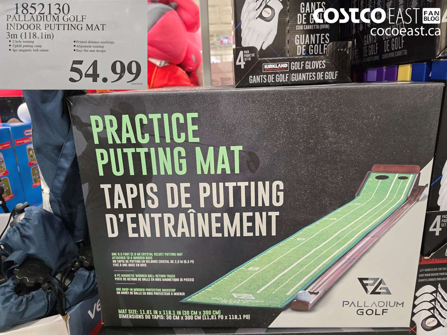 1852130 PALLADIUM GOLF INDOOR PUTTING MAT 3M (118.1IN) $54.99