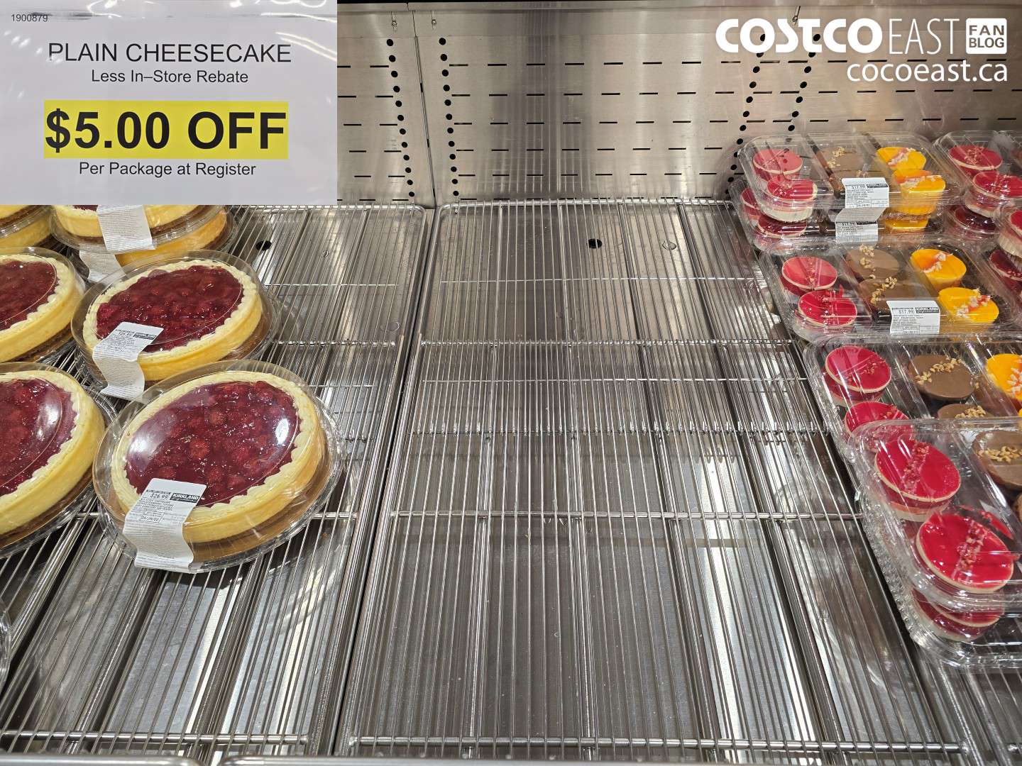 1900879 PLAIN CHEESECAKE ($5.00 INSTANT SAVINGS)