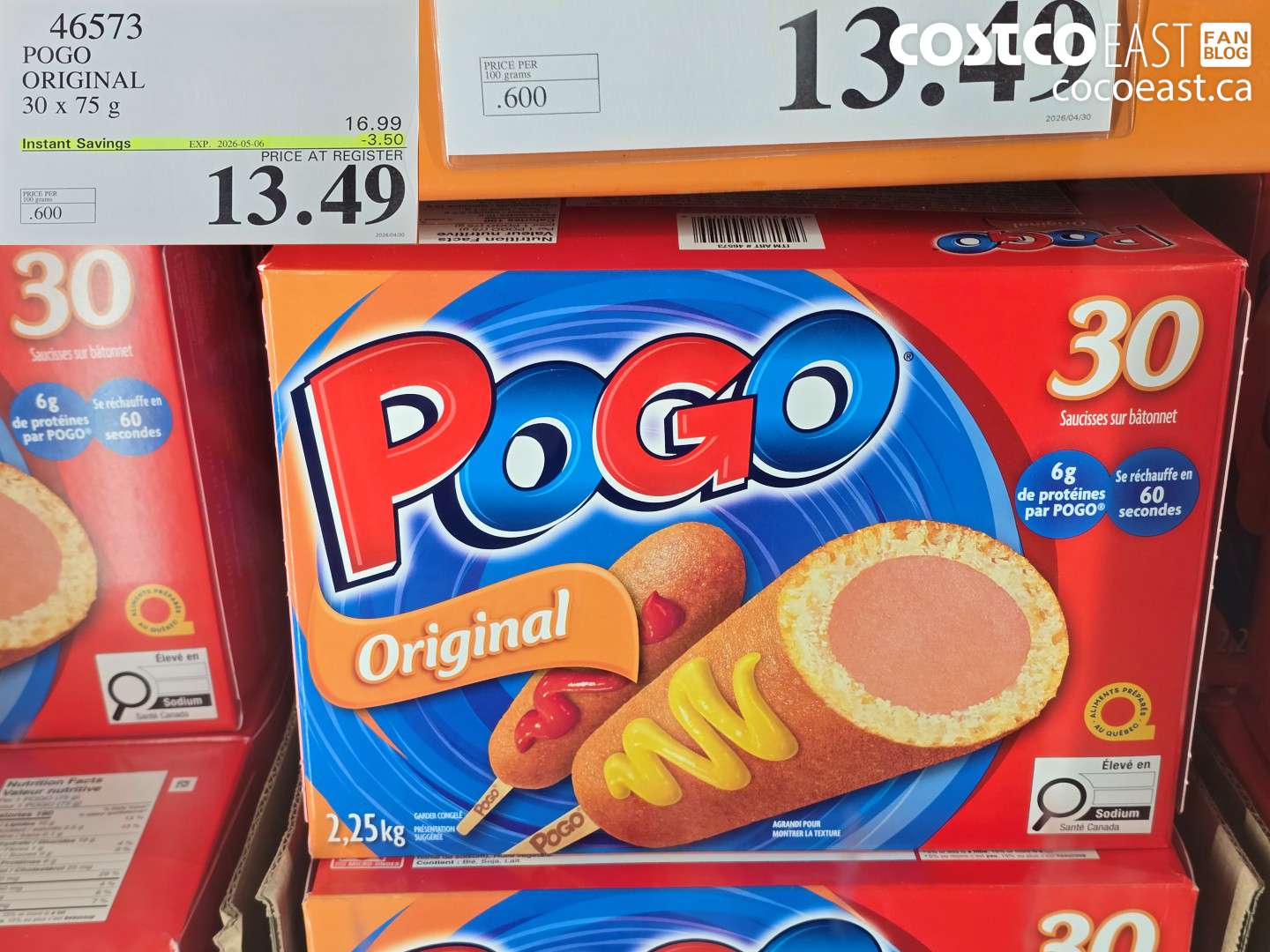 46573 POGO ORIGINAL 30 X 75 G ($3.50 INSTANT SAVINGS EXPIRES ON 2026-05-06) $13.49