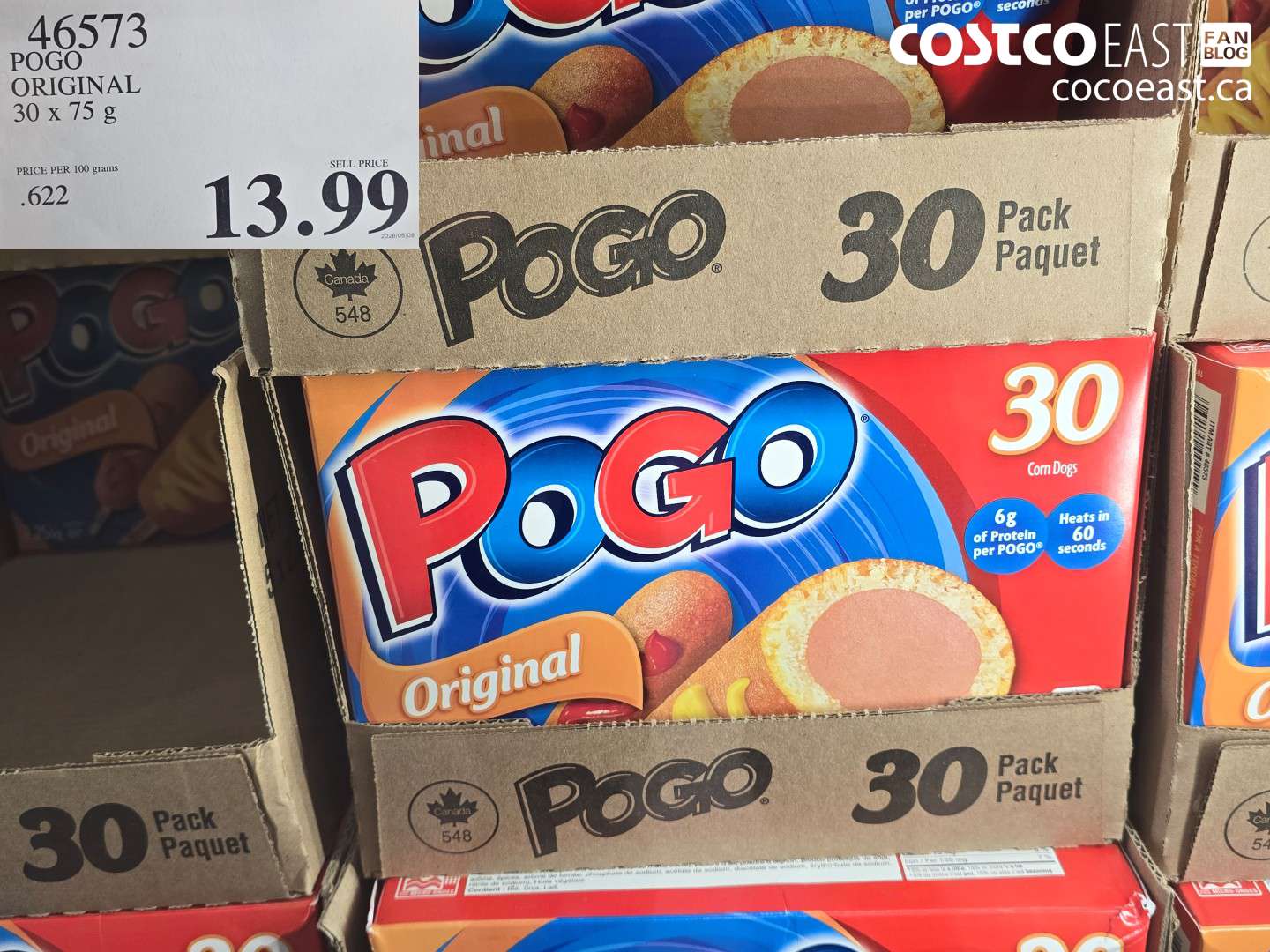 46573 POGO ORIGINAL 30 X 75 G $13.99