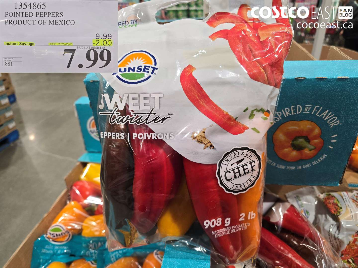 1354865 POINTED PEPPERS PRODUCT OF MEXICO ($2.00 INSTANT SAVINGS EXPIRES ON 2026-06-07) $7.99