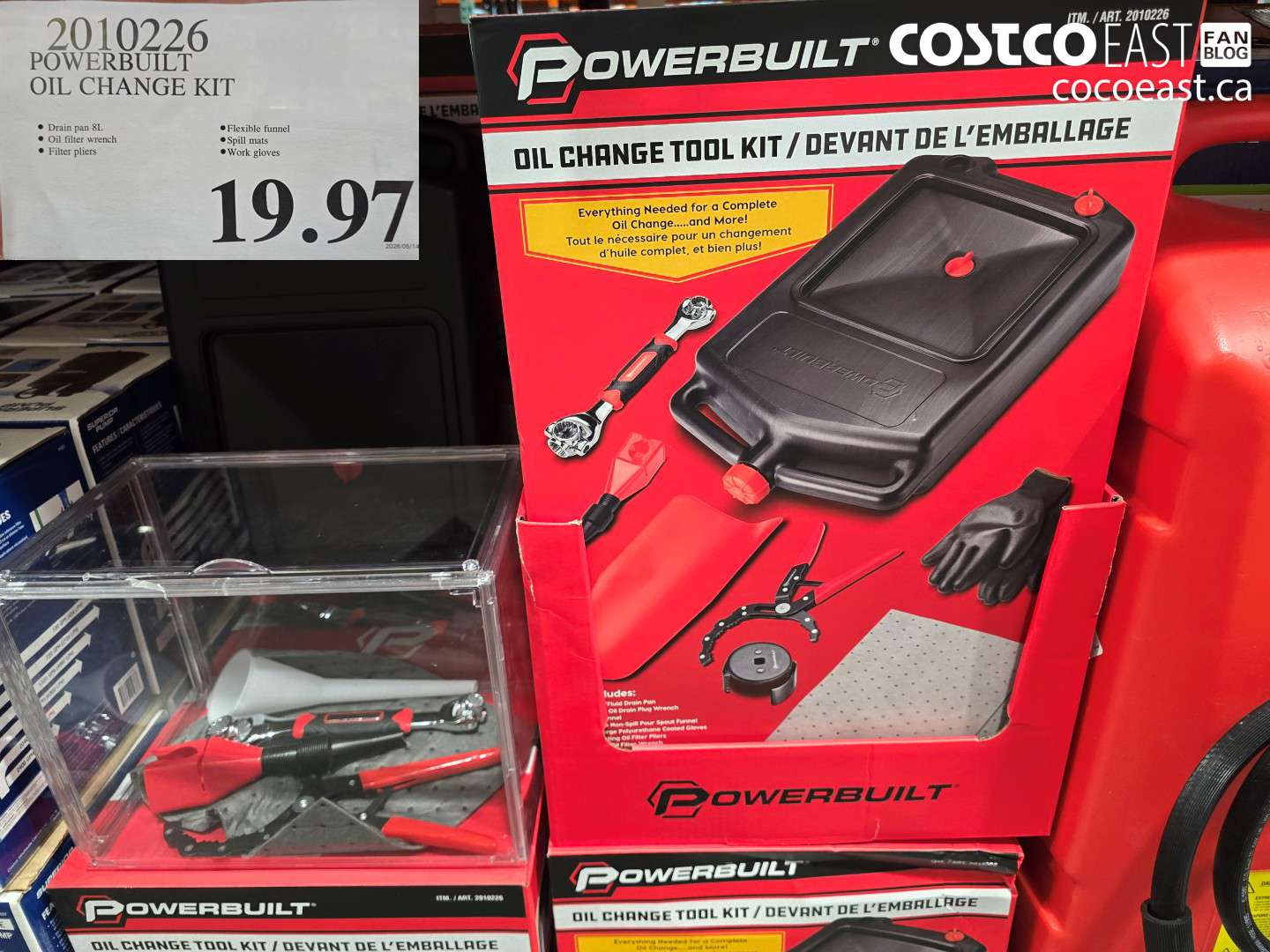 2010226 POWERBUILT OIL CHANGE KIT $19.97