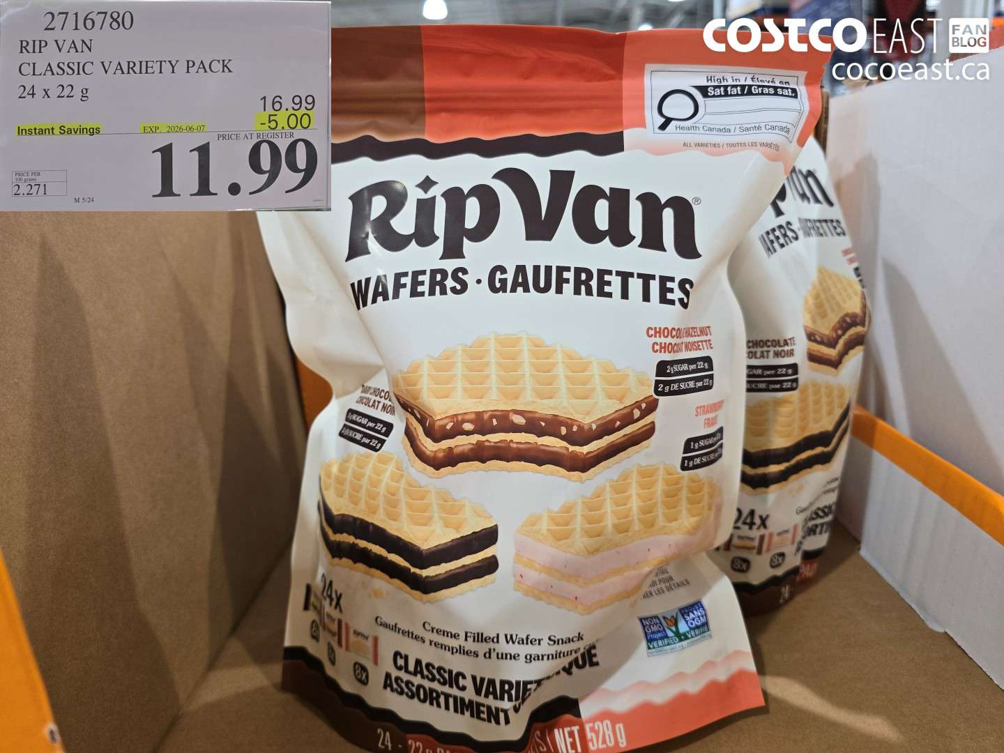 2716780 RIP VAN CLASSIC VARIETY PACK 24 X 22 G ($5.00 INSTANT SAVINGS EXPIRES ON 2026-06-07) $11.99