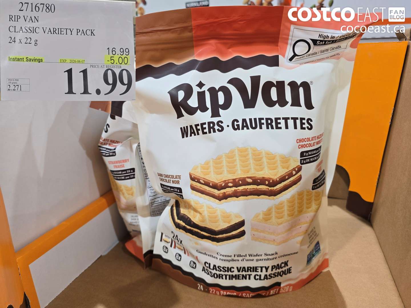 2716780 RIP VAN CLASSIC VARIETY PACK 24 X 22 G ($5.00 INSTANT SAVINGS EXPIRES ON 2026-06-07) $11.99