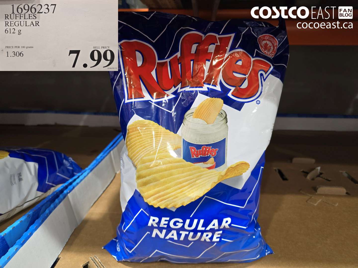 1696237 RUFFLES REGULAR 612 G $7.99