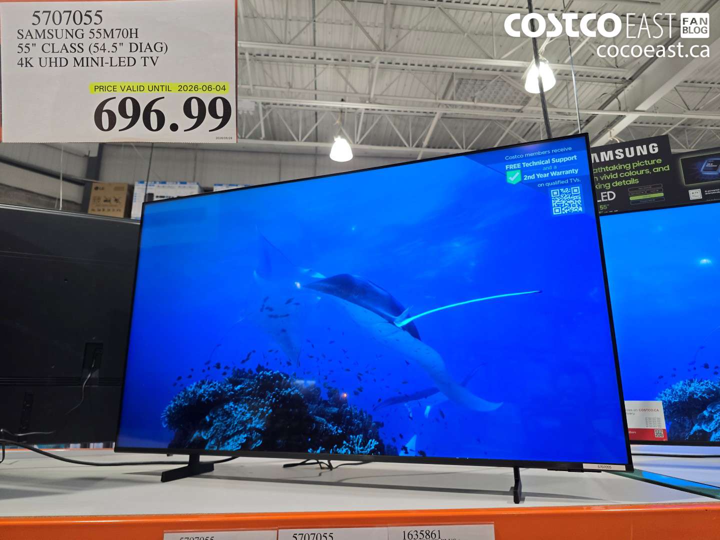5707055 SAMSUNG 55M70H 55