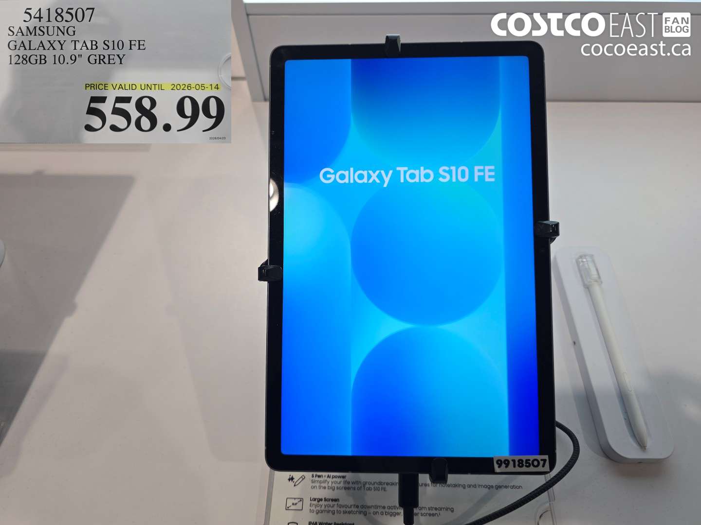 5418507 SAMSUNG GALAXY TAB S10 FE 128GB 10.9