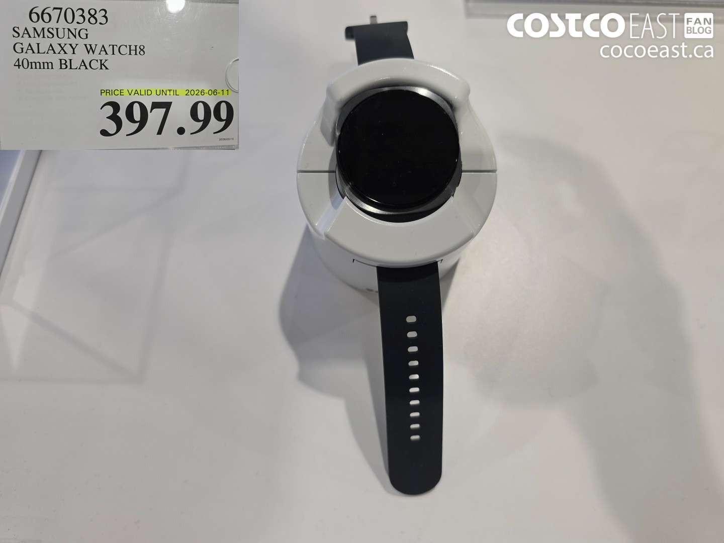 6670383 SAMSUNG GALAXY WATCH8 40MM BLACK $397.99