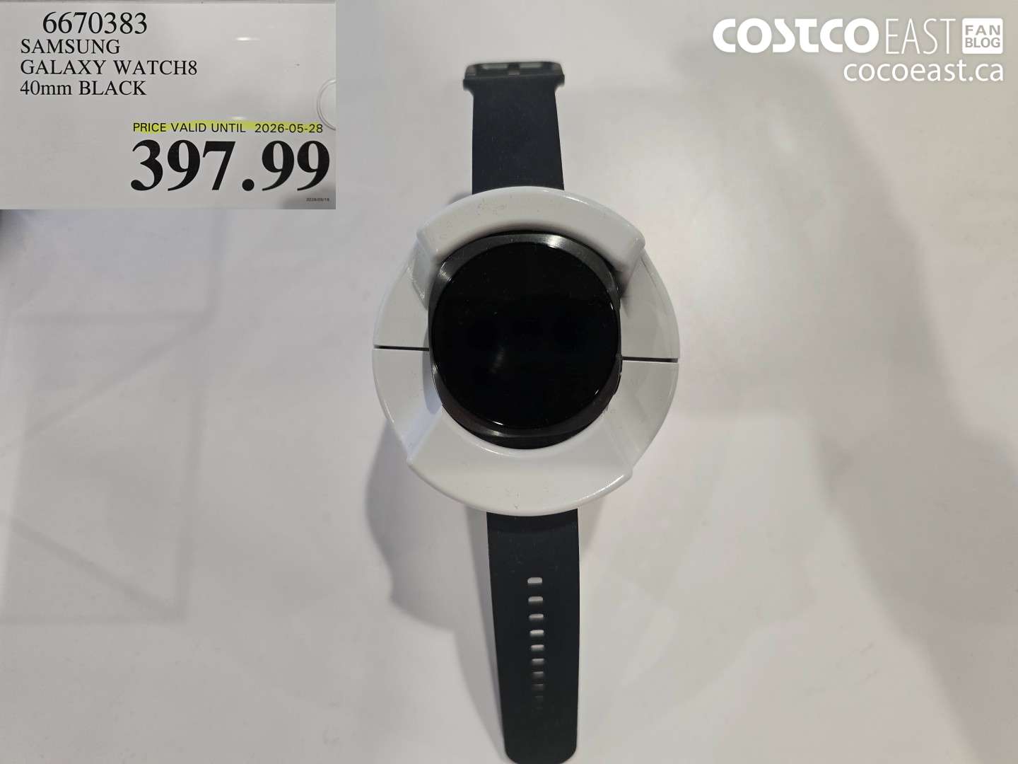 6670383 SAMSUNG GALAXY WATCH8 40MM BLACK $397.99