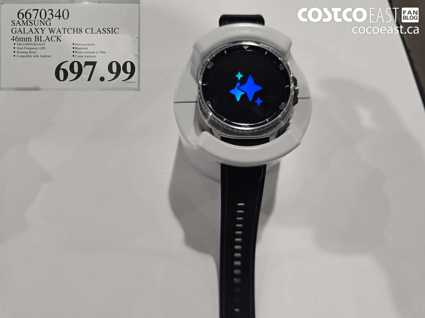 6670340 SAMSUNG GALAXY WATCH8 CLASSIC 46MM BLACK $697.99