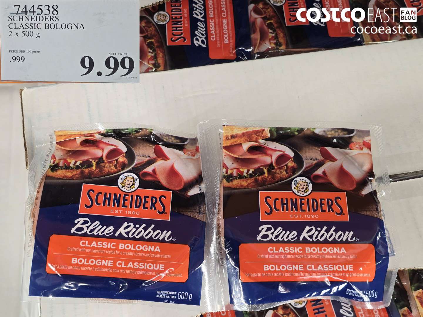 744538 SCHNEIDERS CLASSIC BOLOGNA 2 X 500 G $9.99