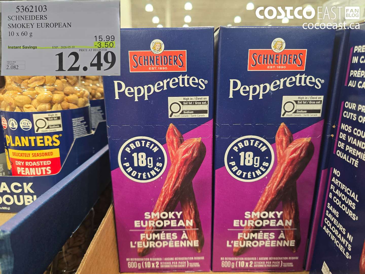 5362103 SCHNEIDERS SMOKEY EUROPEAN 10 X 60 G ($3.50 INSTANT SAVINGS EXPIRES ON 2026-05-10) $12.49