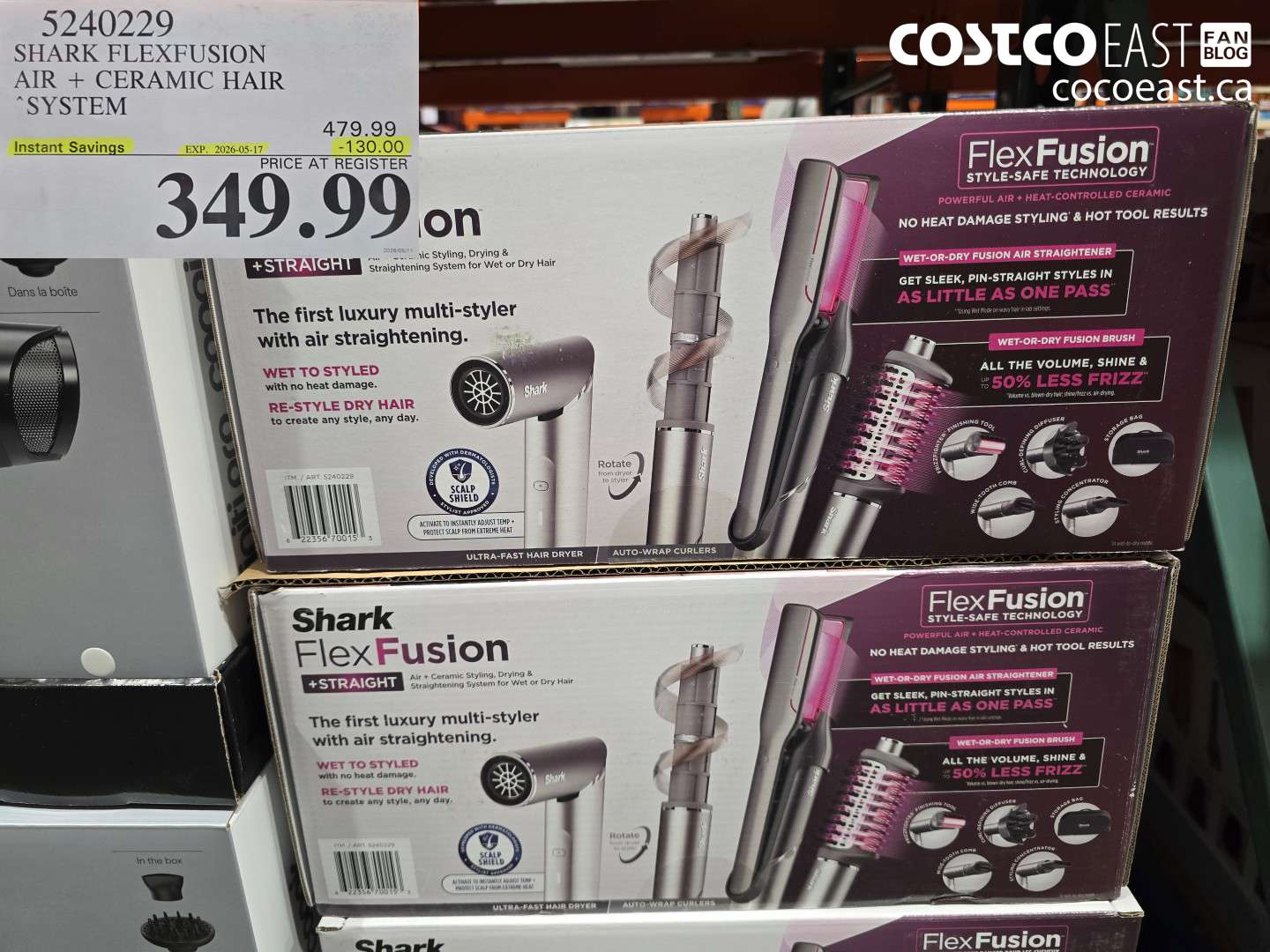 5240229 SHARK FLEXFUSION AIR + CERAMIC HAIR SYSTEM ($130.00 INSTANT SAVINGS EXPIRES ON 2026-05-17) $349.99