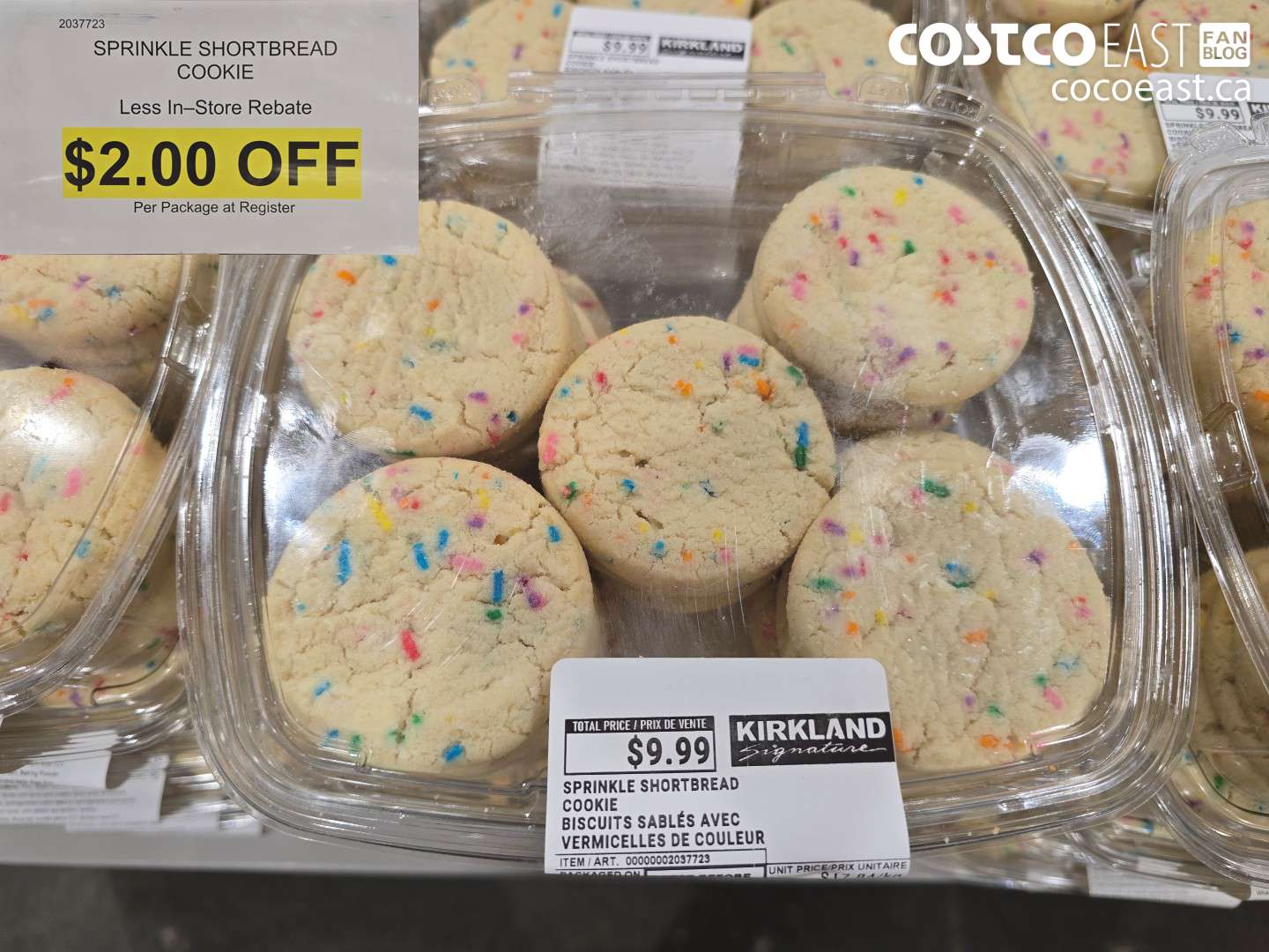 2037723 SPRINKLE SHORTBREAD COOKIE ($2.00 INSTANT SAVINGS)