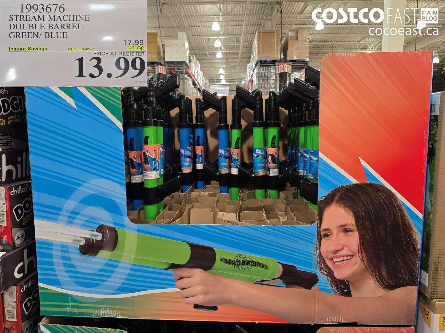 1993676 STREAM MACHINE DOUBLE BARREL GREEN/ BLUE ($4.00 INSTANT SAVINGS EXPIRES ON 2026-05-31) $13.99