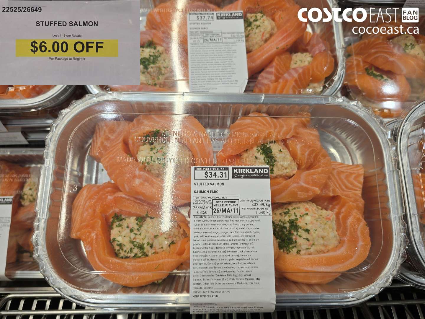 22525 STUFFED SALMON ($6.00 INSTANT SAVINGS)
