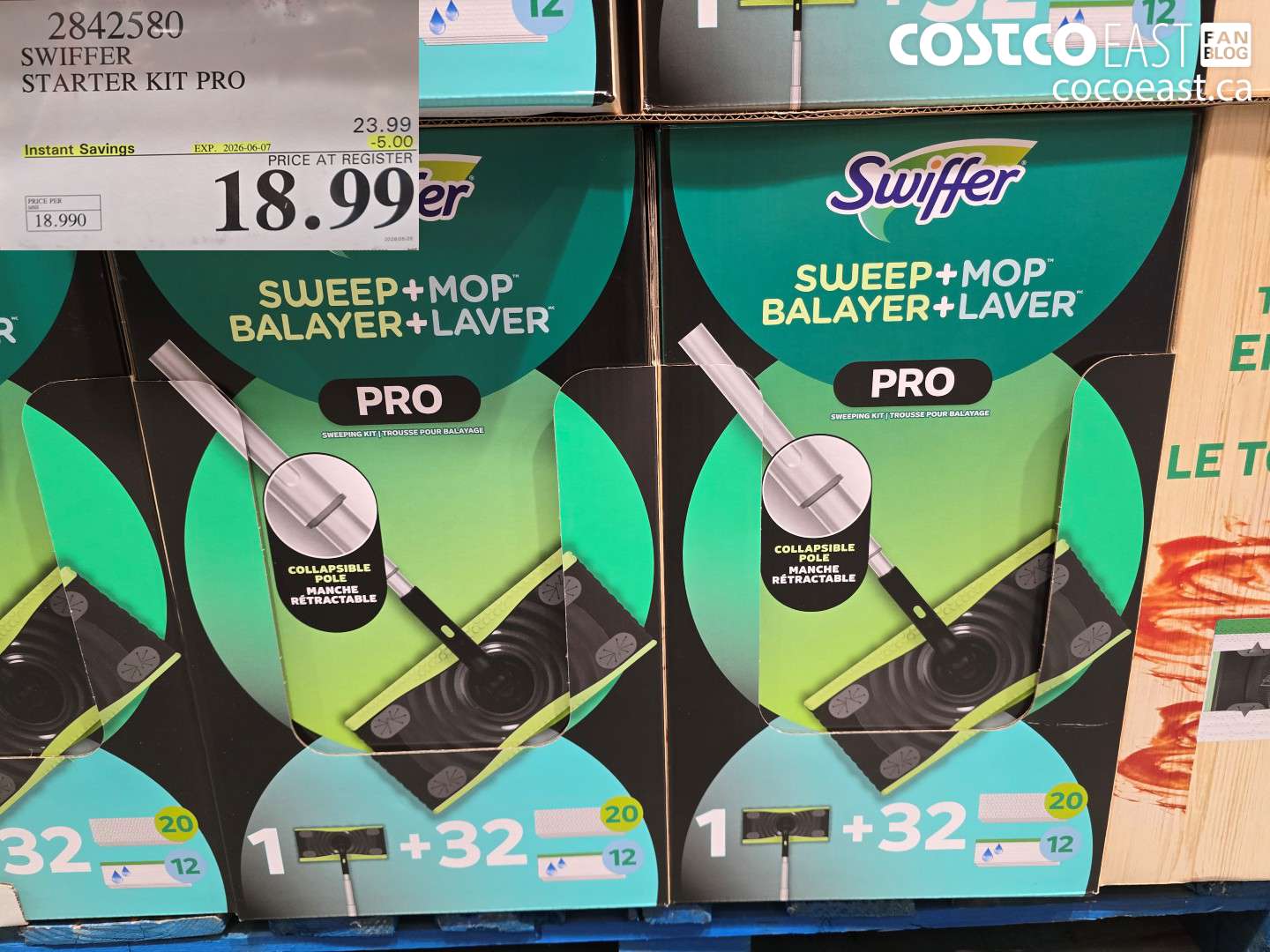 2842580 SWIFFER STARTER KIT PRO ($5.00 INSTANT SAVINGS EXPIRES ON 2026-06-07) $18.99