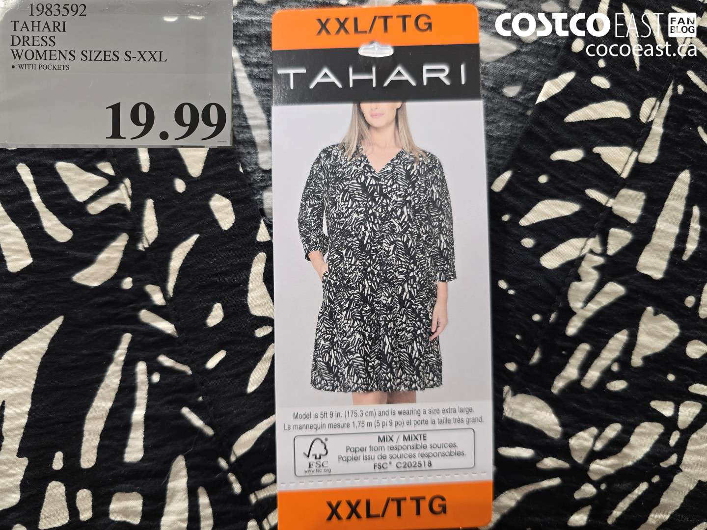 1983592 TAHARI DRESS WOMENS SIZES S-XXL $19.99