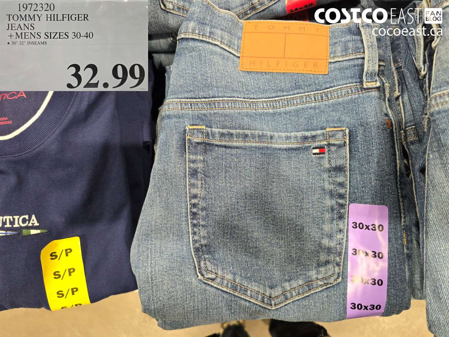 1972320 TOMMY HILFIGER JEANS +MENS SIZES 30-40 $32.99