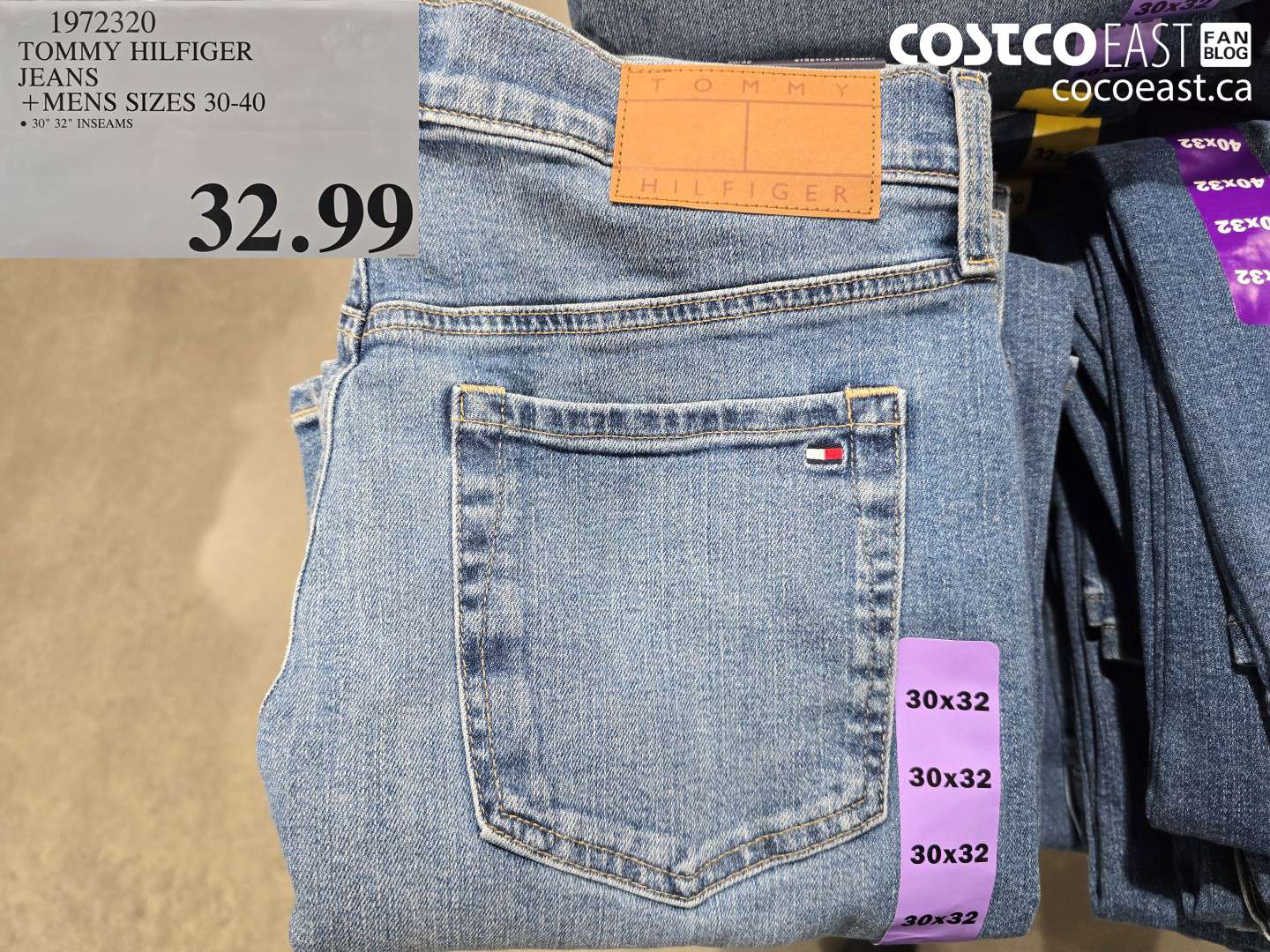 1972320 TOMMY HILFIGER JEANS + MENS SIZES 30-40 $32.99