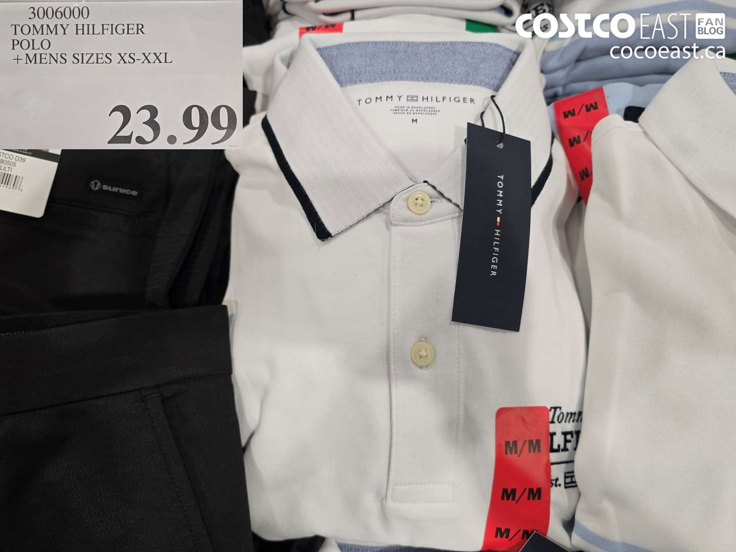 3006000 TOMMY HILFIGER POLO MENS SIZES XS-XXL $23.99