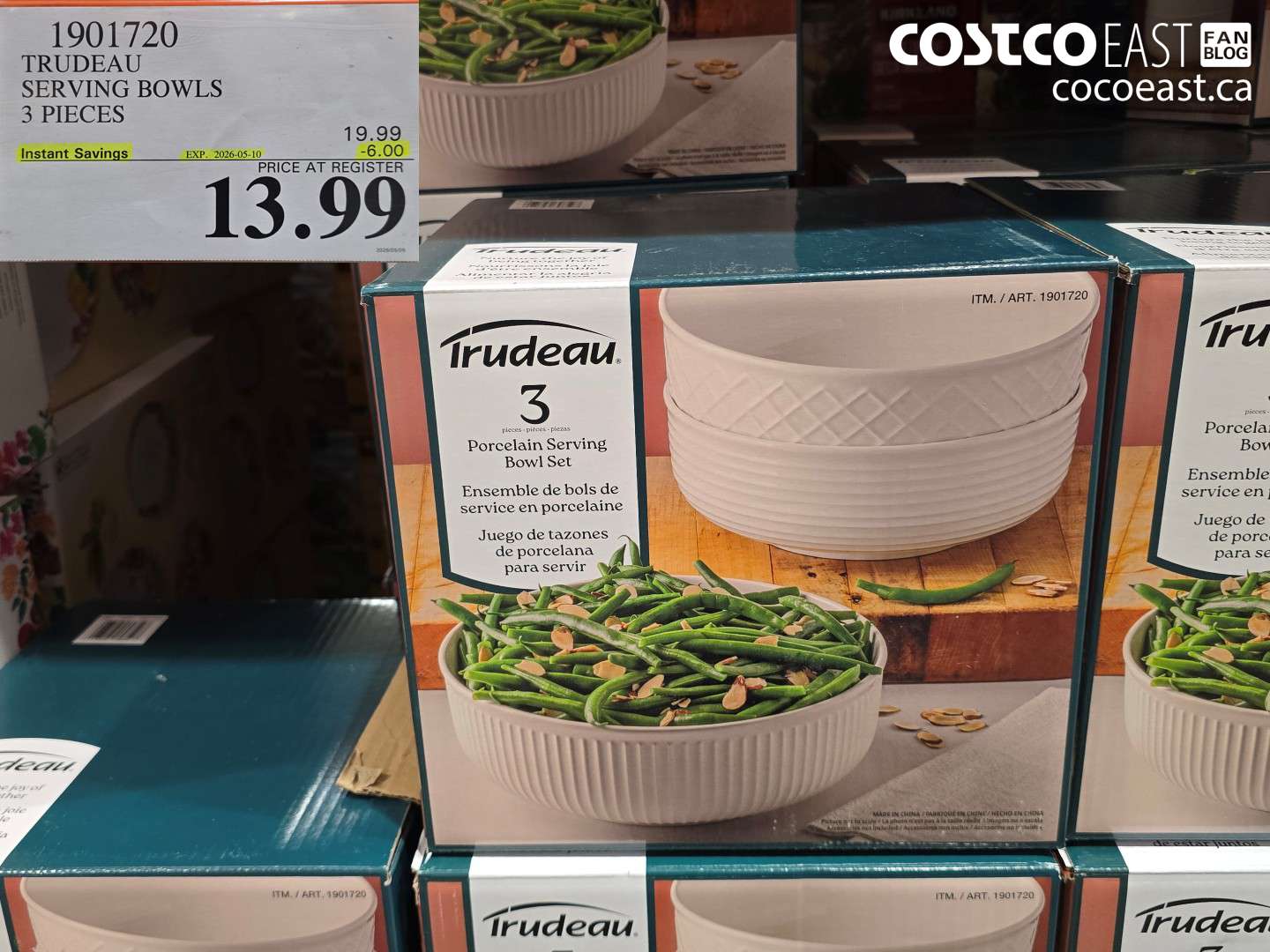 1901720 TRUDEAU SERVING BOWLS 3 PIECES ($6.00 INSTANT SAVINGS EXPIRES ON 2026-05-10) $13.99
