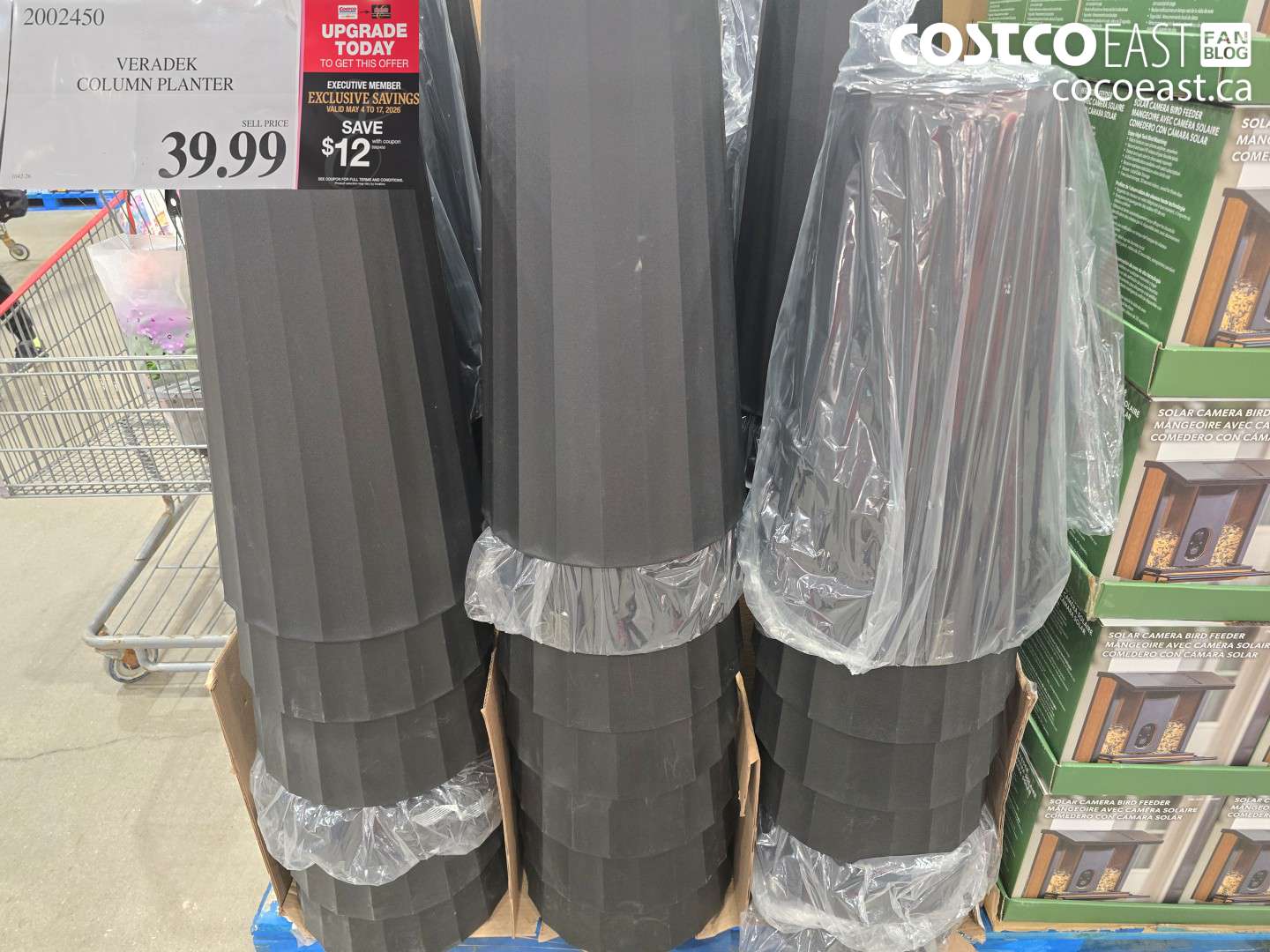 2002450 VERADEK COLUMN PLANTER ($12.00 INSTANT SAVINGS EXPIRES ON 2026-05-17) $39.99