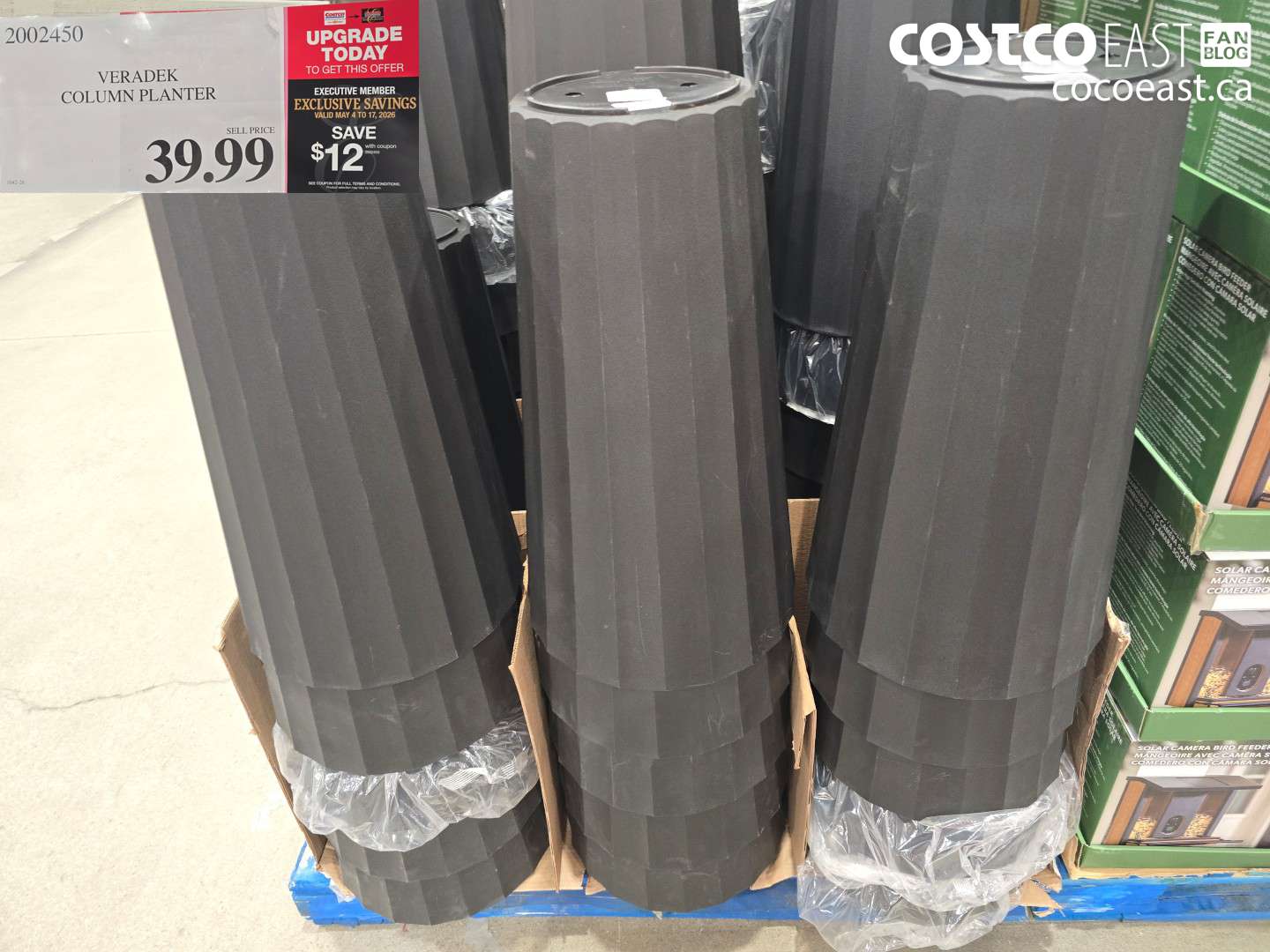 2002450 VERADEK COLUMN PLANTER ($12.00 INSTANT SAVINGS EXPIRES ON 2026-05-17) $27.99