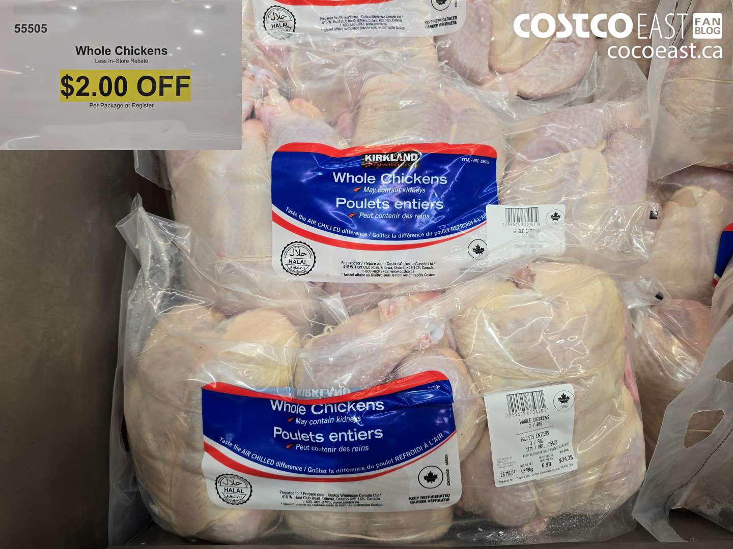55505 WHOLE CHICKENS ($2.00 INSTANT SAVINGS)