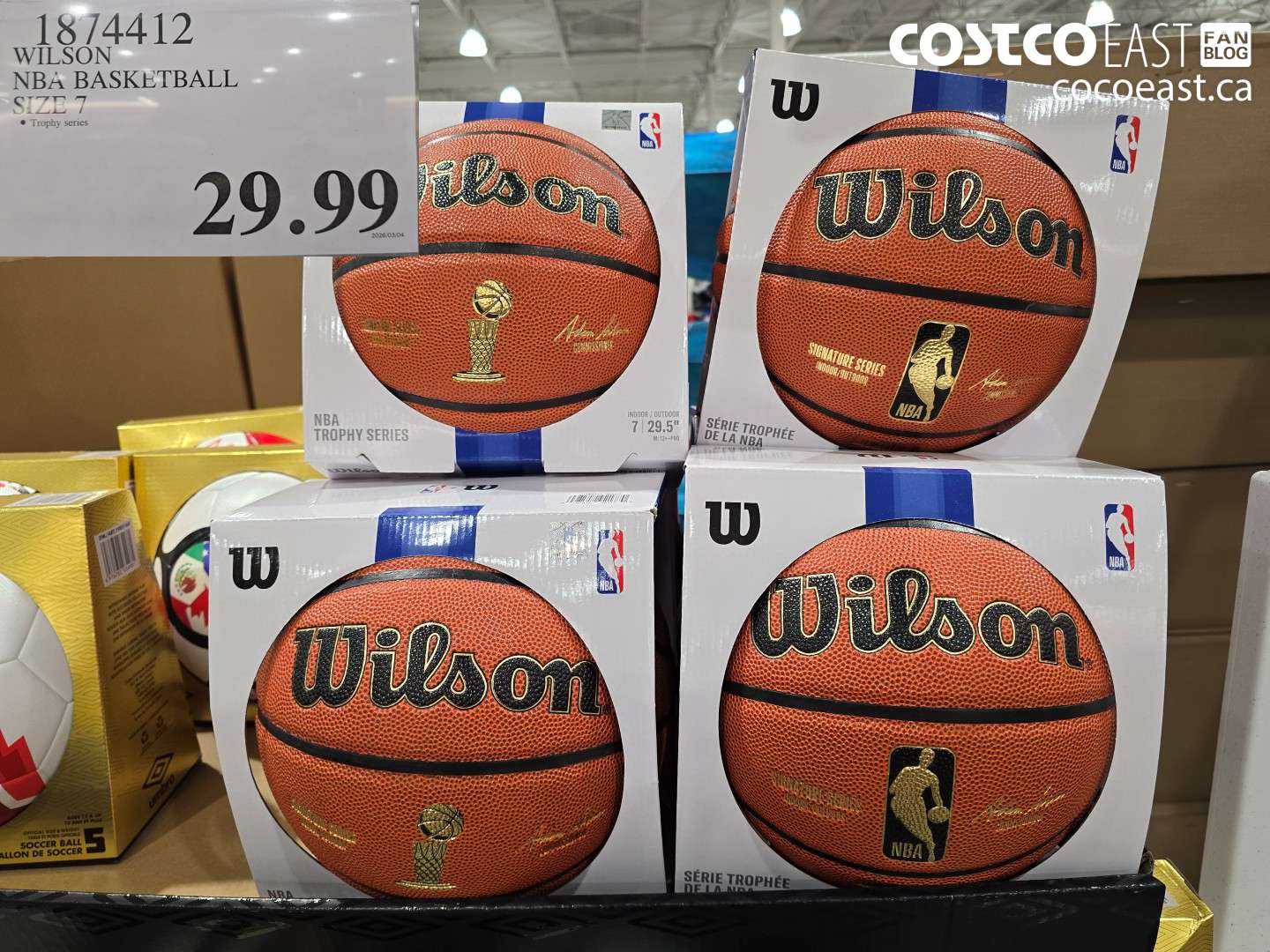 1874412 WILSON NBA BASKETBALL SIZE 7 $29.99