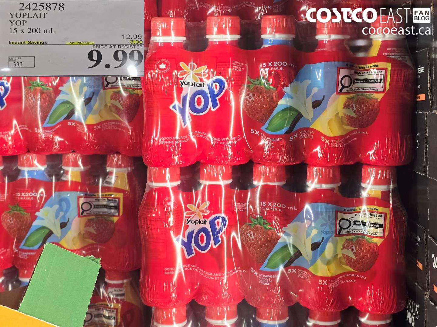 2425878 YOPLAIT YOP 15 X 200 ML ($3.00 INSTANT SAVINGS EXPIRES ON 2026-05-13) $9.99