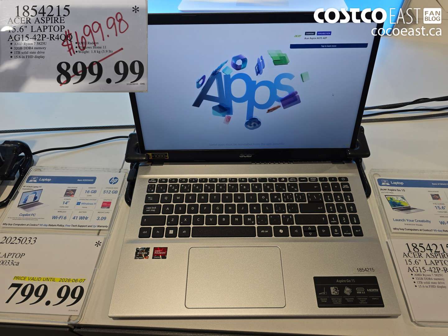 1854215 ACER ASPIRE 15.6