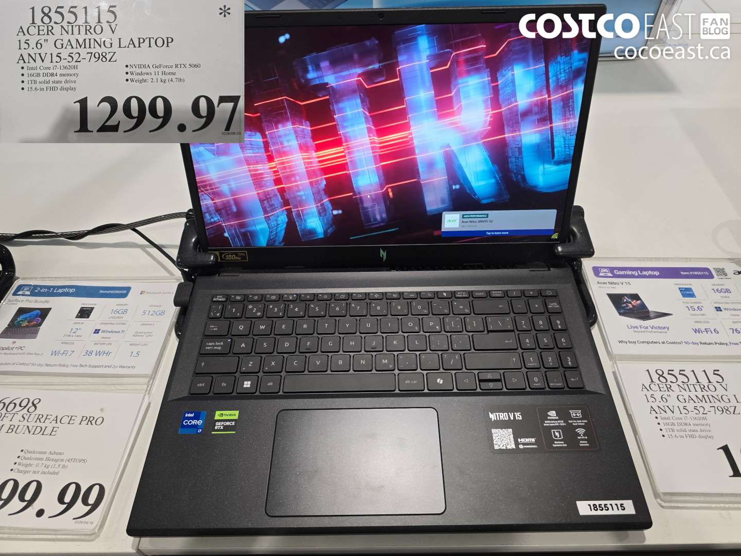 1855115 ACER NITRO V 15.6