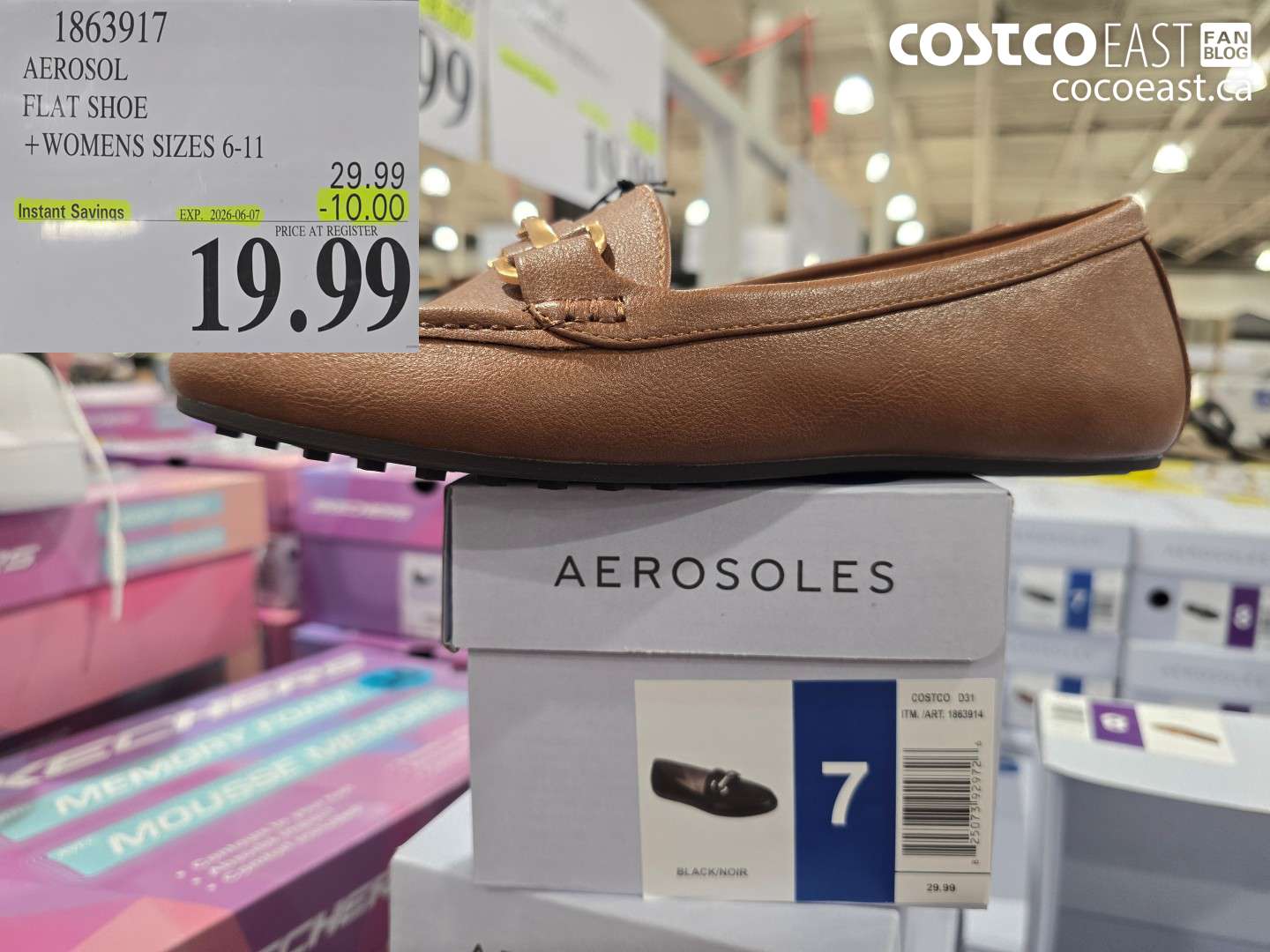 1863917 AEROSOL FLAT SHOE WOMENS SIZES 6-11 ($10.00 INSTANT SAVINGS EXPIRES ON 2026-06-07) $19.99